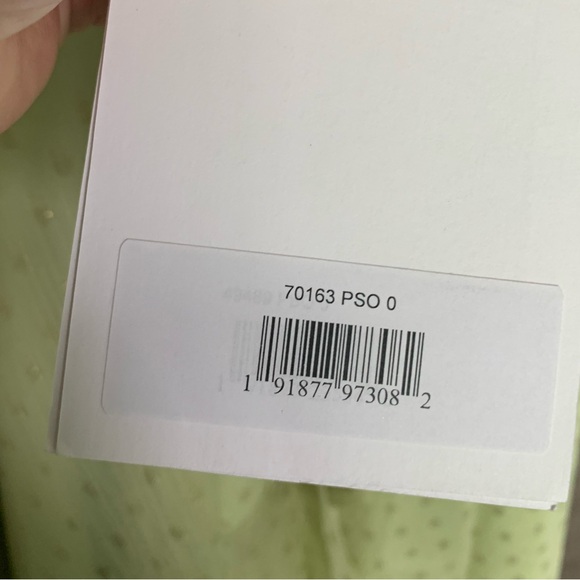 MAC DUGGAL
Green Ruffled Faux Wrap Polka Dot Midi Dress NWT 🌴 - Picture 10 of 16